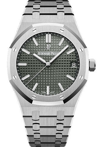 Audemars Piguet Royal Oak Selfwinding Watch - 41mm - Stainless Steel - Grey Dial - Calibre 4302 - 15500ST.OO.1220ST.02