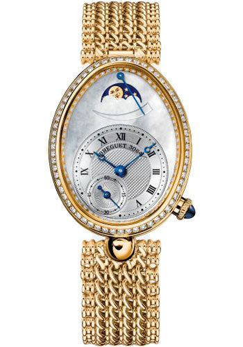 Breguet Reine de Naples 8908 - Yellow Gold Case - Mother-Of-Pearl Dial - Bracelet - 8908BA/52/J20/D000