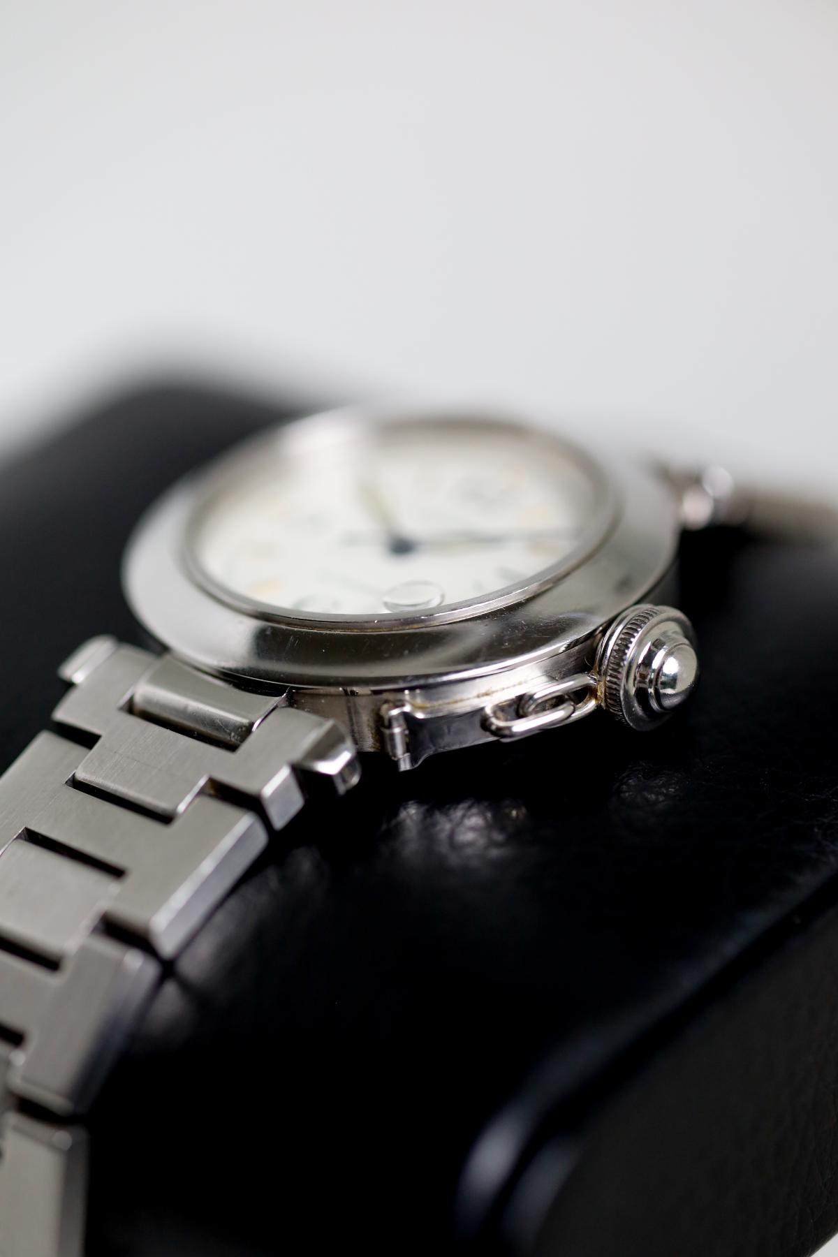 Cartier Pasha C 2324 Stainless Steel White Dial - view 7