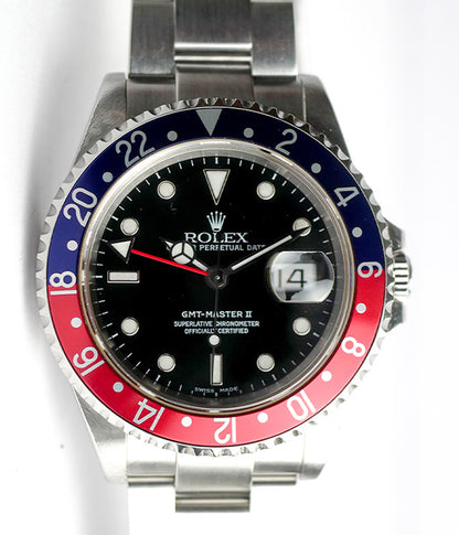 Rolex GMT-Master II Pepsi Collector Set Unpolished 16710