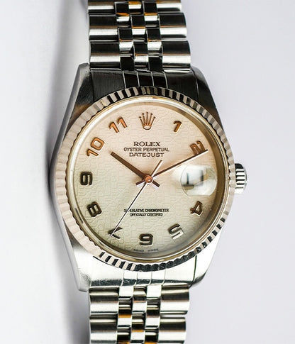 Rolex Datejust 36mm 16234 Arabic Anniversary Dial