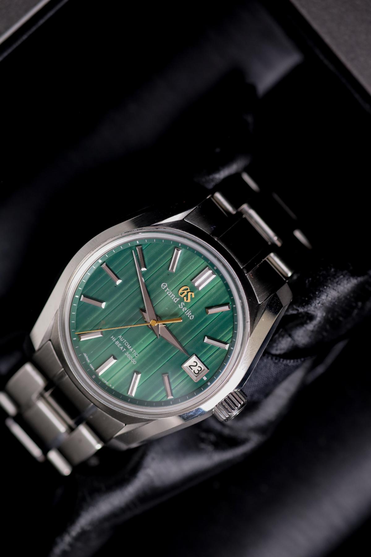Grand Seiko Heritage Collection Shunbun SBGH305 Green Dial - NW Timepieces