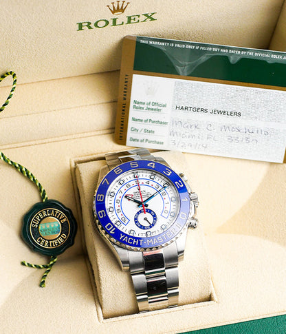 Rolex Yacht-Master II Certified 116680 Full Set