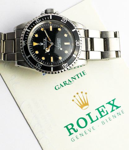 Rolex Submariner (No Date) 5513 All Original With Papers