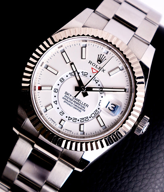 Rolex Sky-Dweller White Jubilee Bracelet 326934