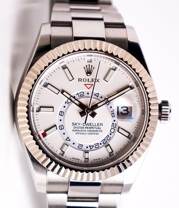 Rolex Sky-Dweller White Jubilee Bracelet 326934