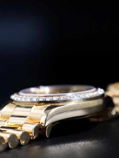 Rolex Day-Date II 218348 41mm Factory Diamond Bezel And Dial All Factory Discontinued
