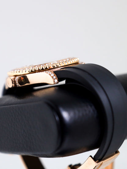 Rolex Yacht-Master 37 268655 Rose Gold Oysterflex Natural Diamonds