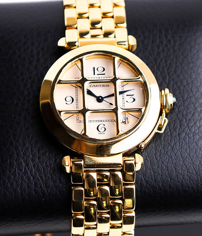 Cartier Pasha Certified Yellow Gold Cartier Pasha Automatic RARE