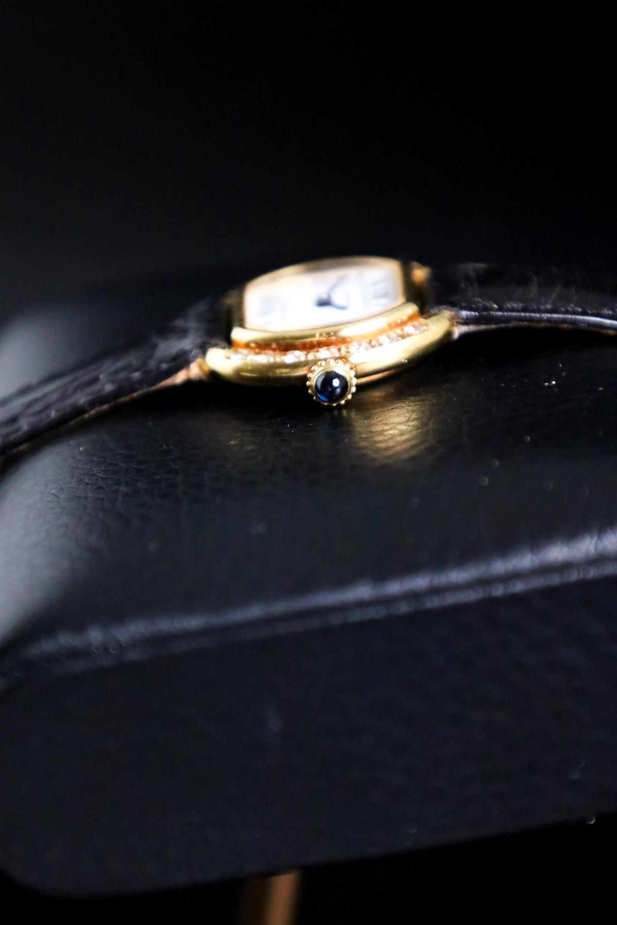 70's-80's Cartier Ellipse 67081 18K Yellow Gold