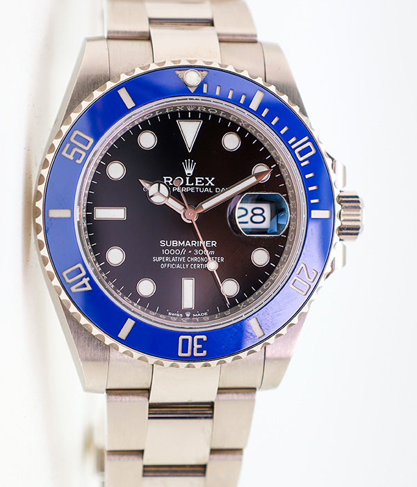 Submariner Date White Gold 41mm 126619LB "Cookie Monster"