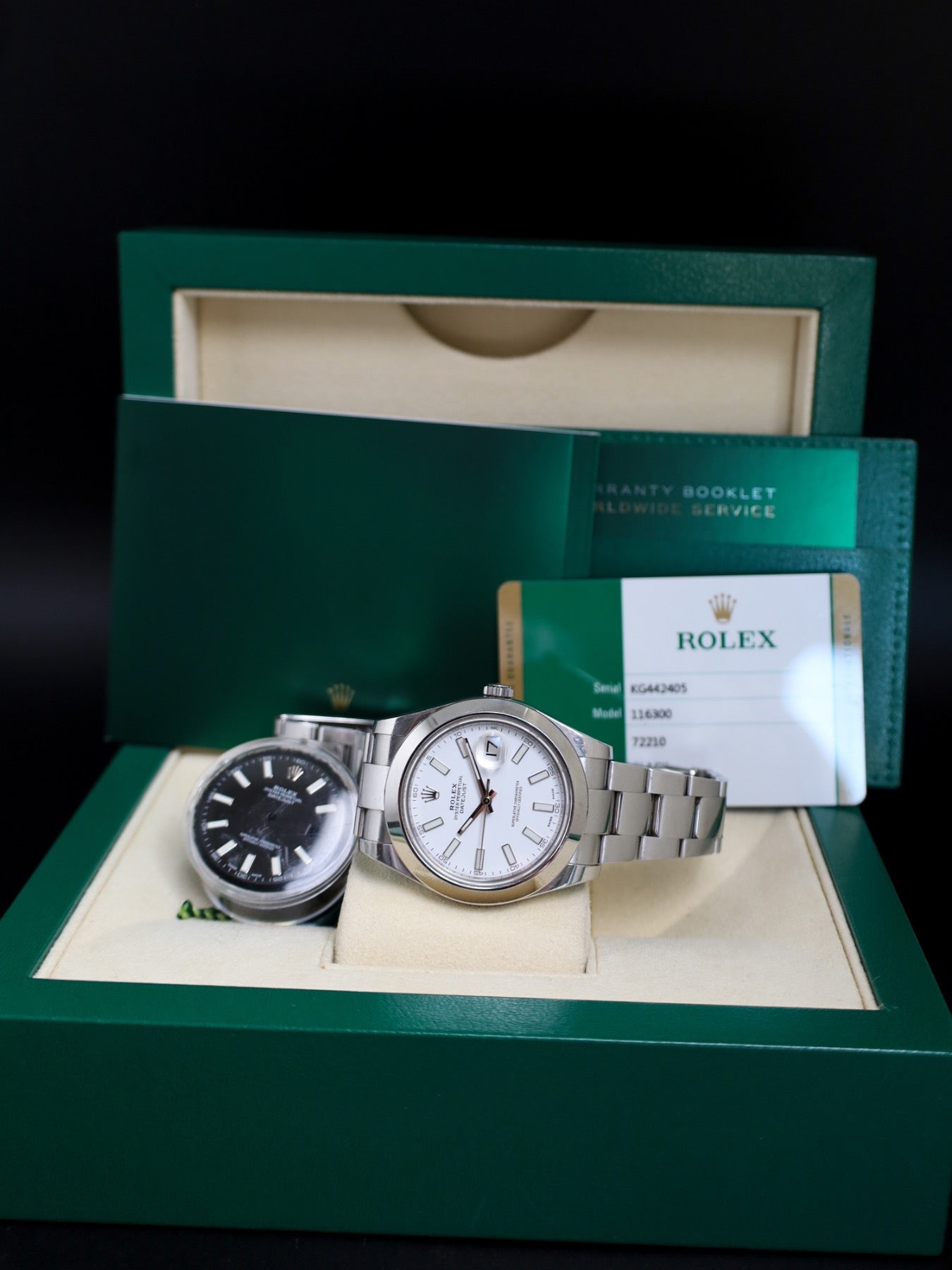 Rolex Datejust II 116300 White Stick
