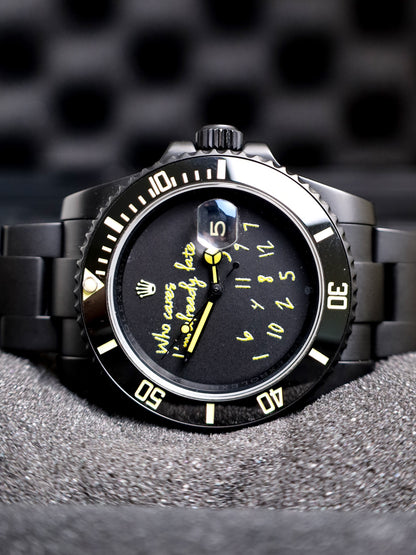 Rolex Submariner Date VENOM "Who Cares"? 116610LNBlack