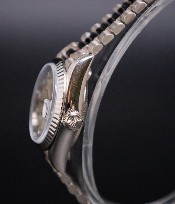 Rolex Lady-President White Gold Factory Diamond Dial With Rolex Service Card