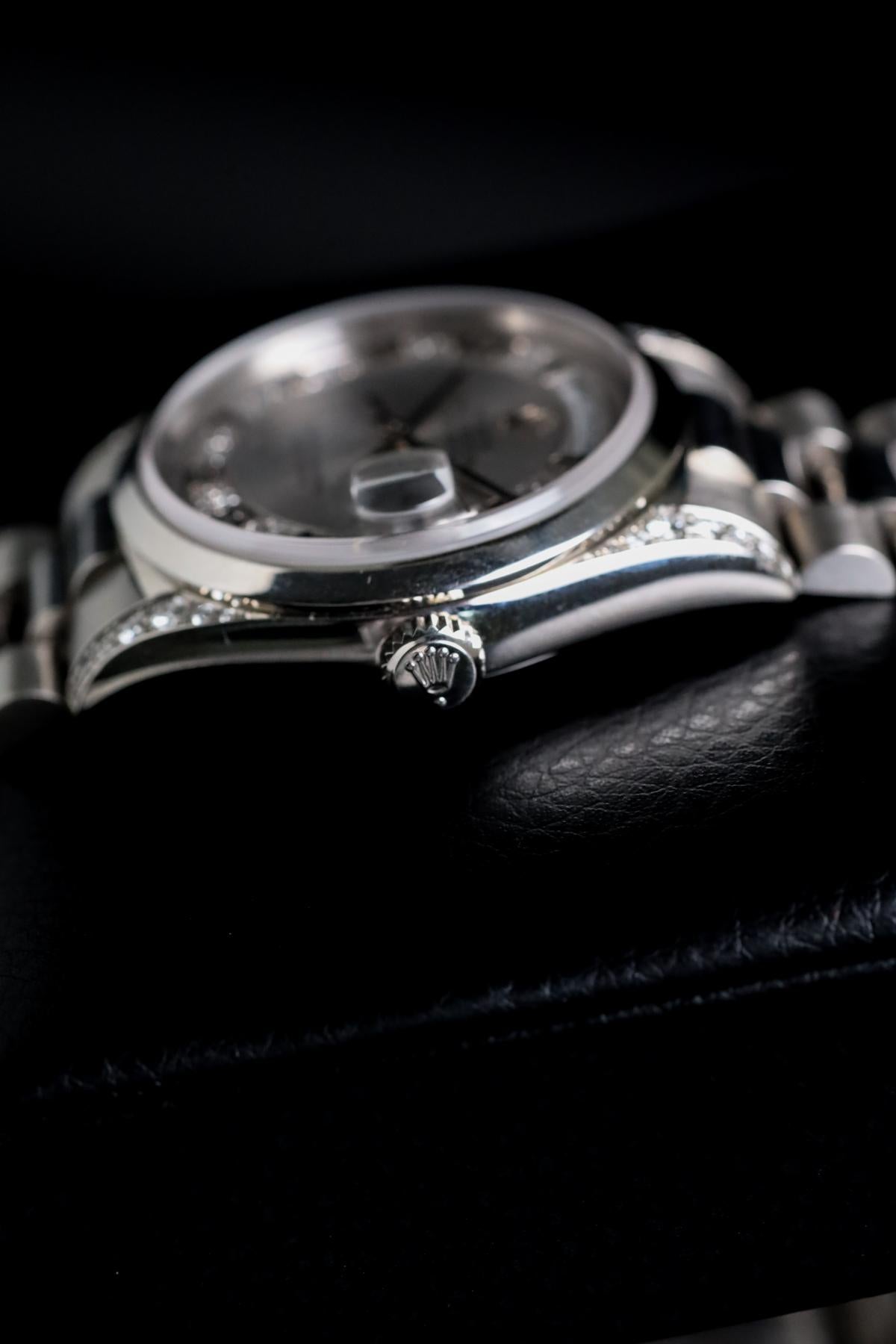Rolex Day-Date 36 18296 Platinum Factory Diamond Dial - view 5