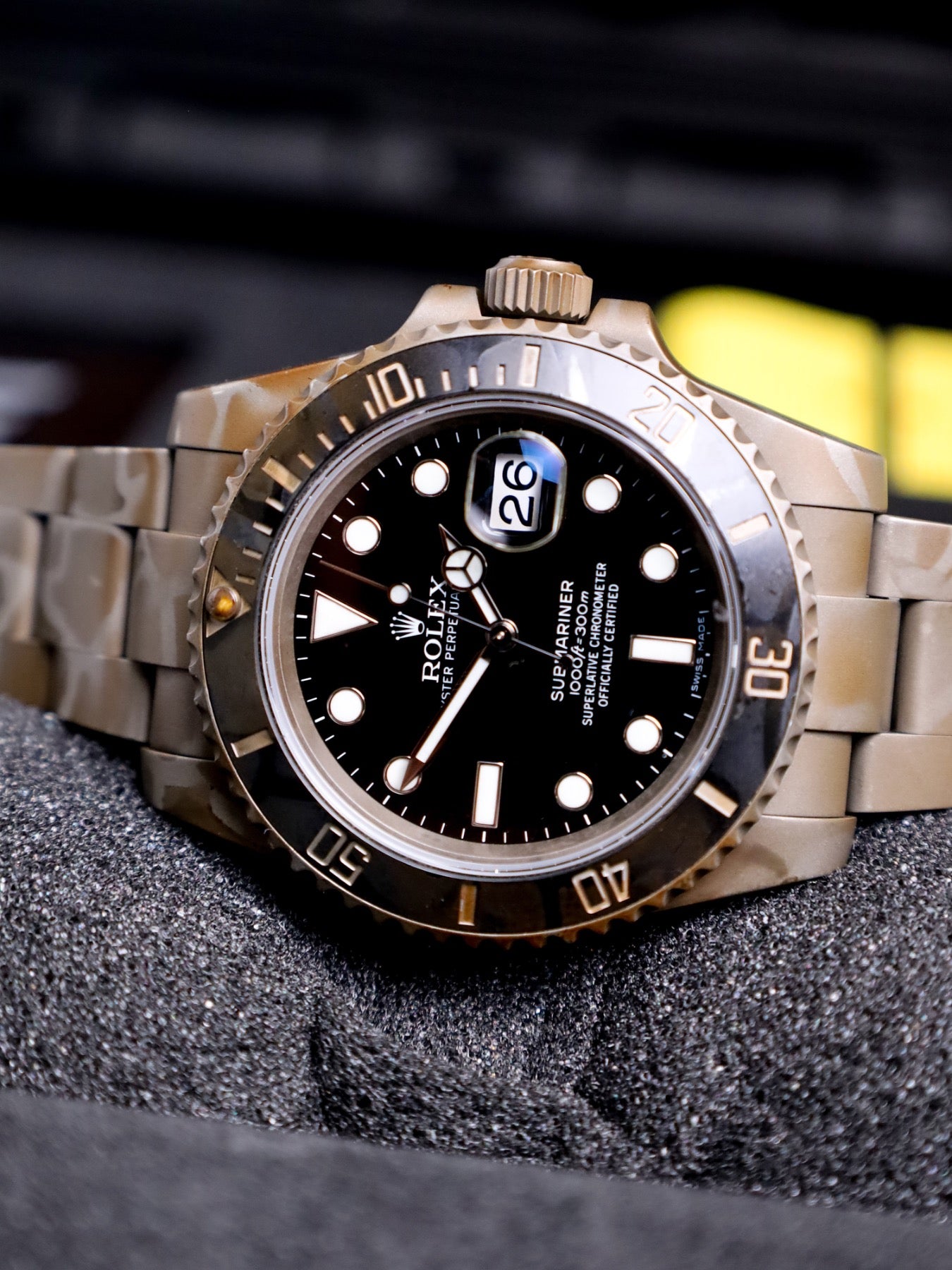 Rolex Submariner Date VENOM Camo 116610LN Black