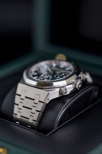 Audemars Piguet Royal Oak Chronograph 26240ST Stainless Steel Green Dial - view 3