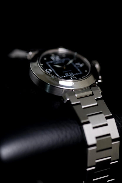 Cartier Pasha C 2475 Stainless Steel Black Dial - view 3