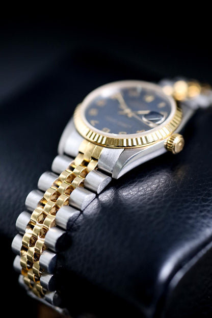 1995 Rolex Datejust 31 68273 Blue Anniversary