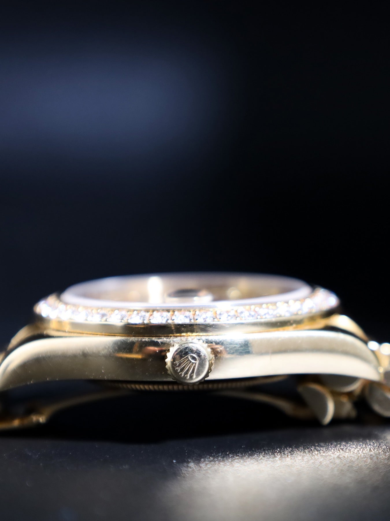 Rolex Day-Date II 218348 41mm Factory Diamond Bezel And Dial All Factory Discontinued