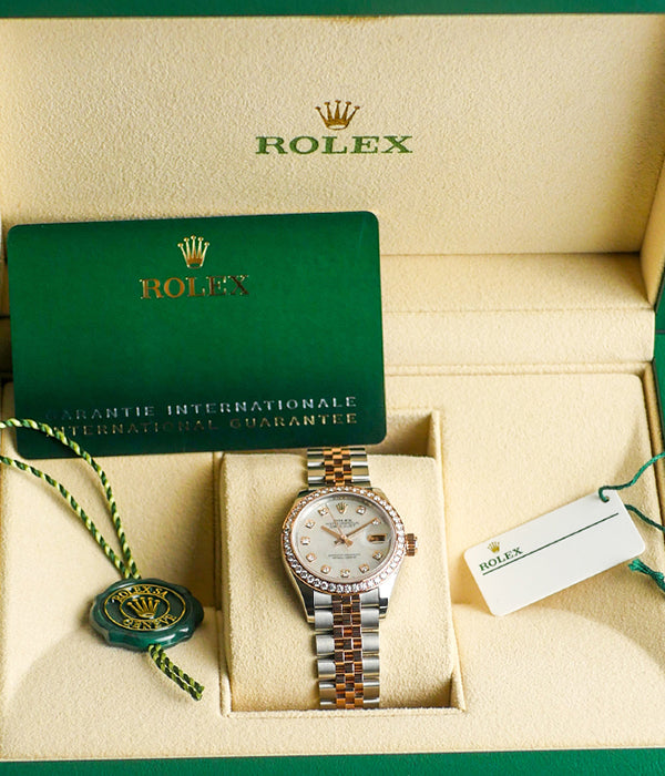 Rolex Ladies Datejust 279381RBR Mother of Pearl