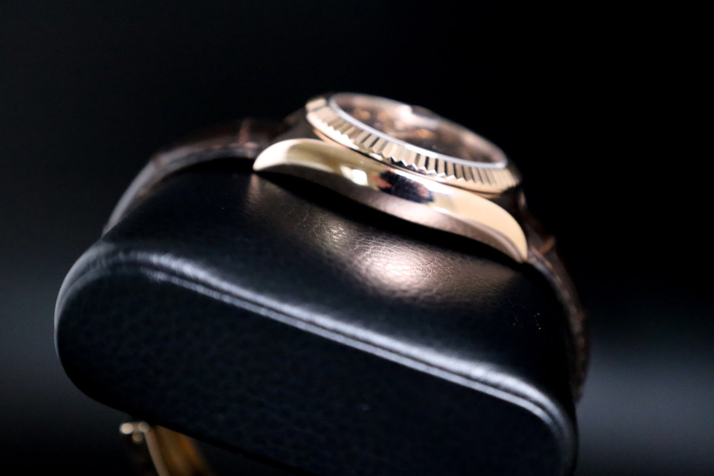 Rolex Sky-Dweller Rose Gold Chocolate Dial Full Set Arabic Dial Discontinued