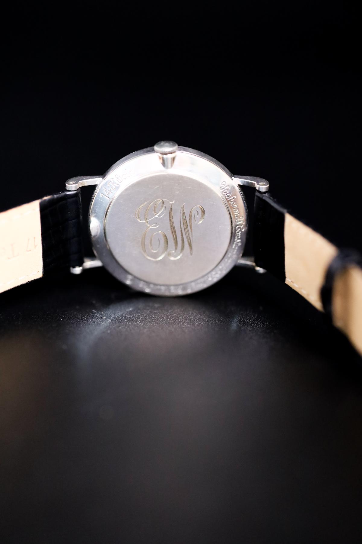 Jaeger-LeCoultre Mystery 727-722-103d White Gold Circa 1950's