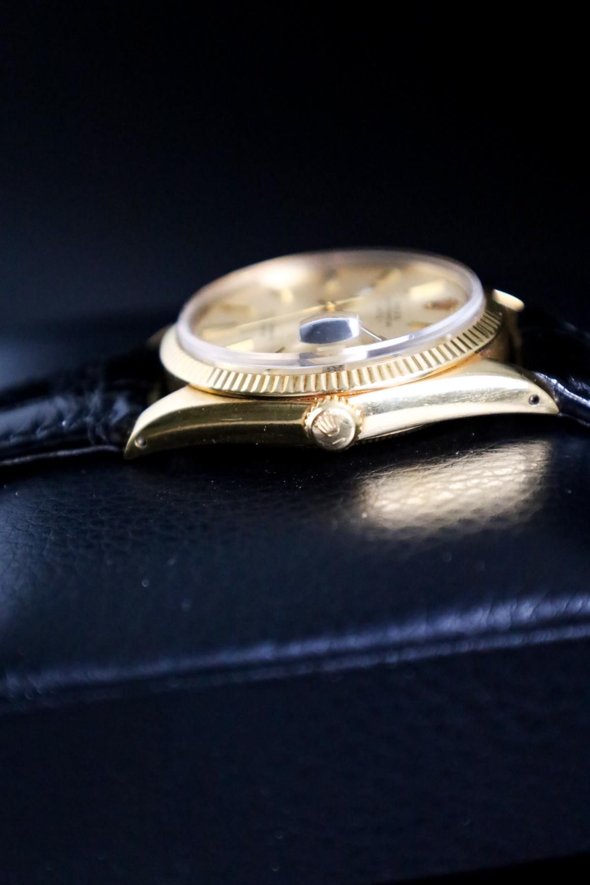 1973 Rolex Perpetual Date 1503 18K Yellow Gold