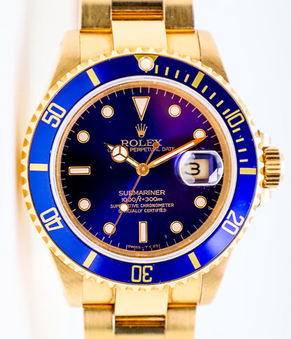 Rolex Submariner Date "Purple Dial" Unpolished MINT