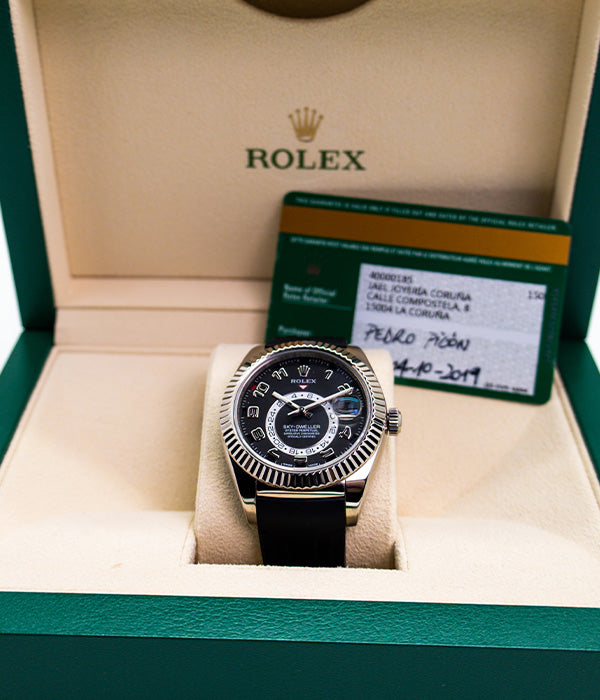 Rolex Sky-Dweller Certified 326139 White Gold