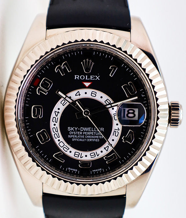 Rolex Sky-Dweller Certified 326139 White Gold