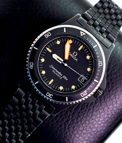 Omega Seamaster Black PVD Quartz 396.0929