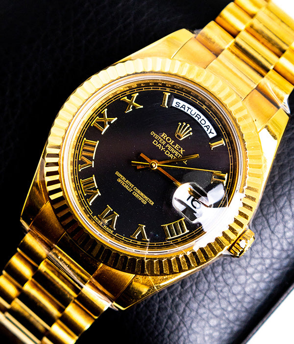 Rolex Day-Date II 218238 Yellow Gold Presidential MINT