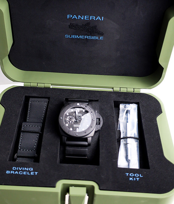 Panerai Submersible Certified Marina Militare Carbotech PAM00979 Full Set MINT