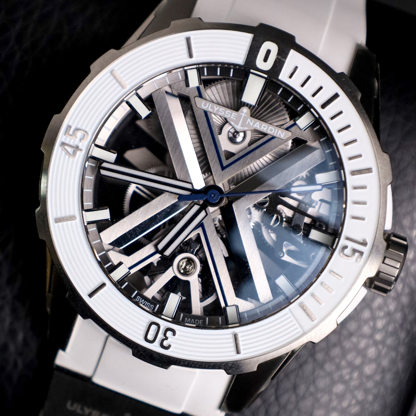 Ulysse Nardin Diver X Skeleton White 3723-170-1A/3A Full Set