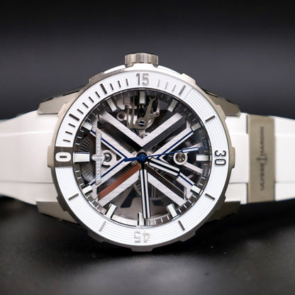 Ulysse Nardin Diver X Skeleton White 3723-170-1A/3A Full Set