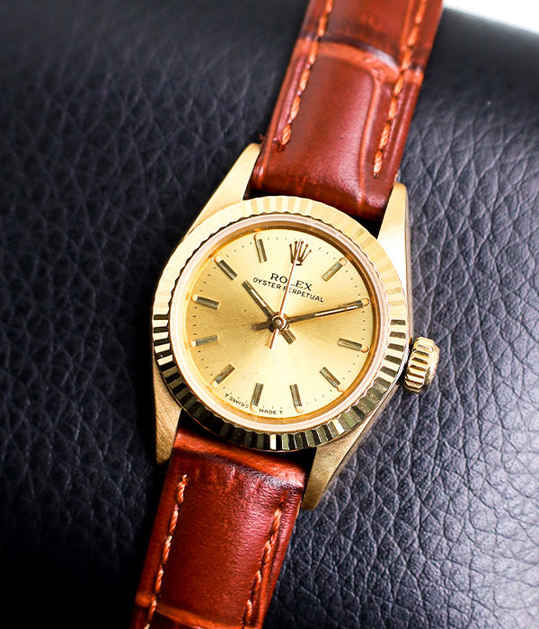 Oyster Perpetual 26 Yellow Gold Mint Condition 67198