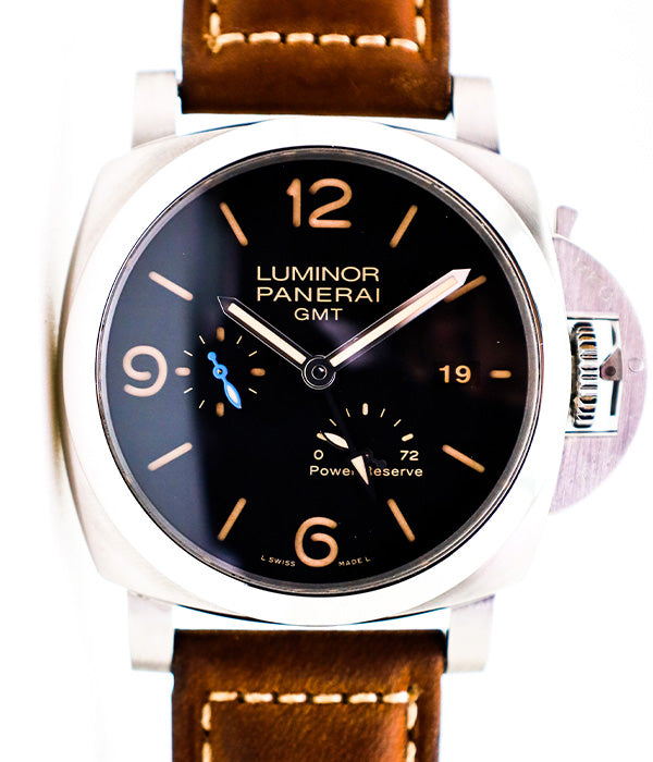 Panerai PAM01321 MINT Full Set Luminor 1950 3 Days GMT Power Reserve