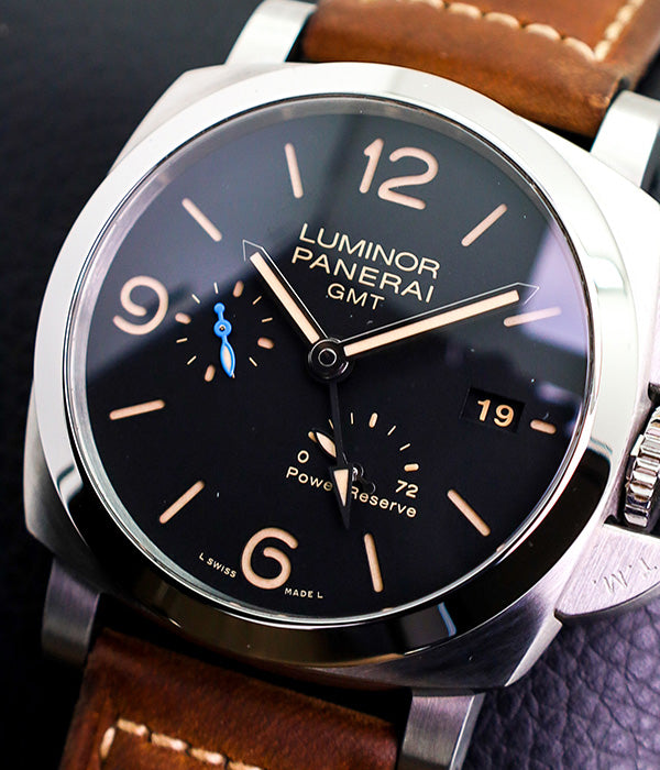 Panerai PAM01321 MINT Full Set Luminor 1950 3 Days GMT Power Reserve