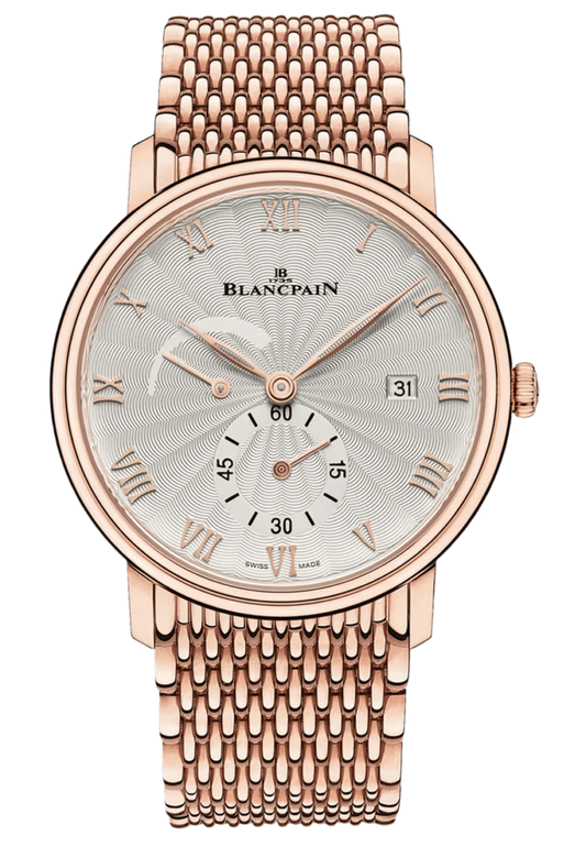 Blancpain Villeret Ultraplate Power Reserve Ultra-Slim Red Gold Men's Watch - 6606A 3642 MMB