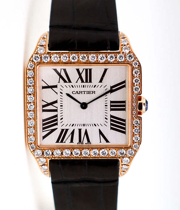 Santos Dumont Rose Gold W2006951 With Diamonds