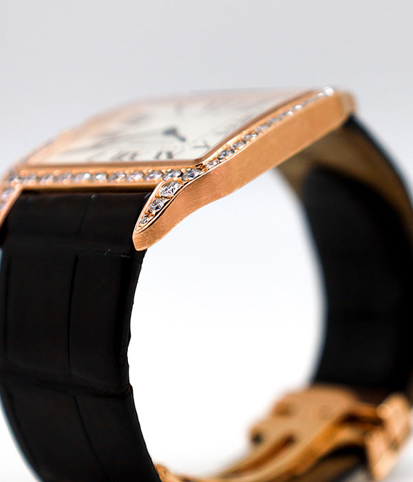 Santos Dumont Rose Gold W2006951 With Diamonds