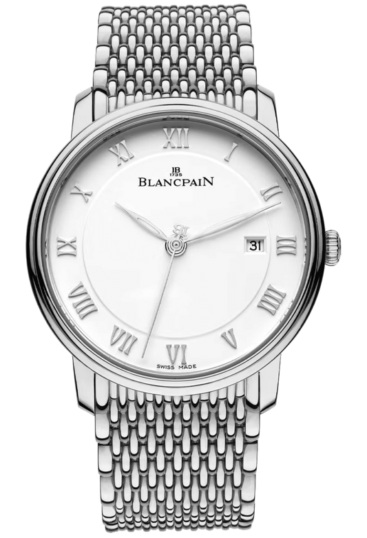 Blancpain Villeret Ultraplate Date 40mm Steel Men's Watch - 6651 1127 MMB
