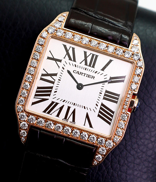 Santos Dumont Rose Gold W2006951 With Diamonds