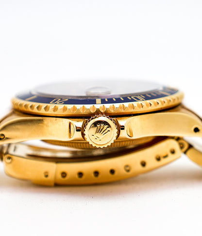 Submariner Date 16618LB Yellow Gold PURPLE Dial All Original