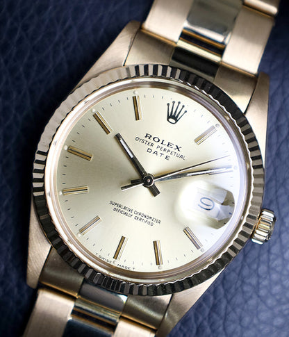 Oyster Perpetual Date 15038 18K Buick Corporate Gift