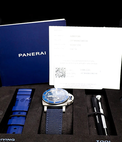 Blu Profondo Submersible Quarantaquattro PAM01289 MINT FULL SET