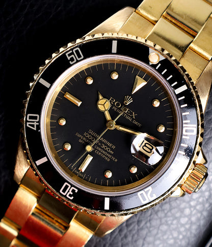 Rolex Submariner 16808 Black Nipple Dial