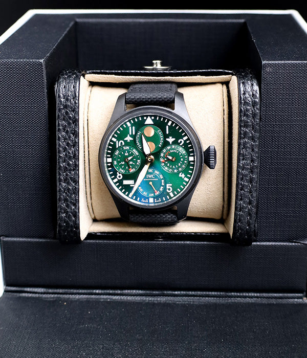 Racing Green Big Pilot Perpetual Calendar Edition Limited 250 Pieces IW503005