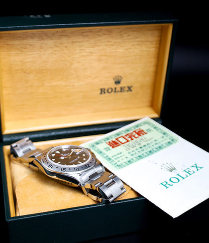 Rolex Explorer II Black 16570 Full Set 1990